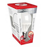 Лампа светодиодная Космос Экономка G45 Шар Е14 220В 3Вт 250лм 3000К 45х79мм картинка 